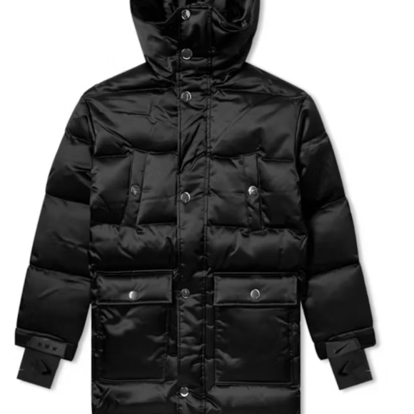 Nike Nikelab X Mmw Matthew Williams Down Fill Parka Jacket Black - Picture 1 of 6